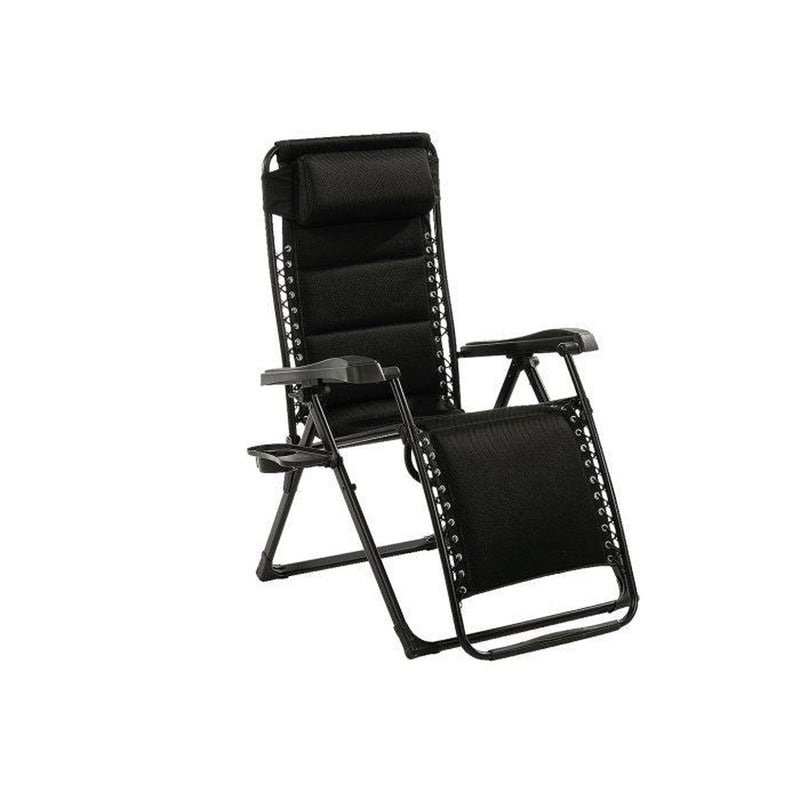 Travellife Barletta Chair Relax Black - Main Product Image | UK Camping and Leisure