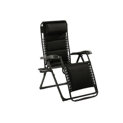 Travellife Barletta Chair Relax Black - Main Product Image | UK Camping and Leisure