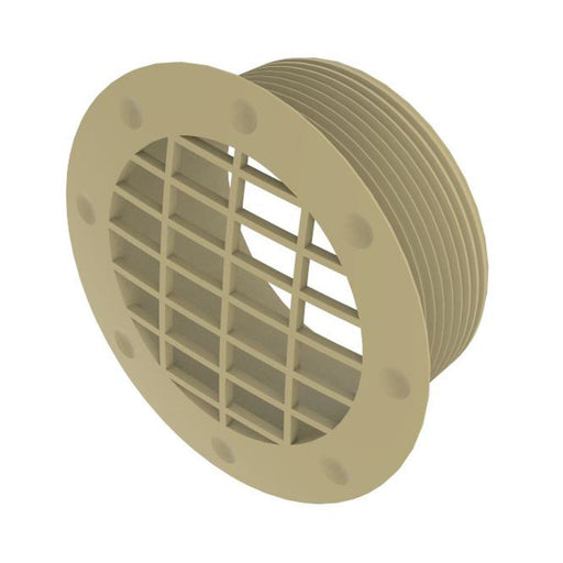 Whale Duct Fitting 65mm Fixed Vent Beige - Reliable Fixed Ventilation System Whale - UK Camping And Leisure