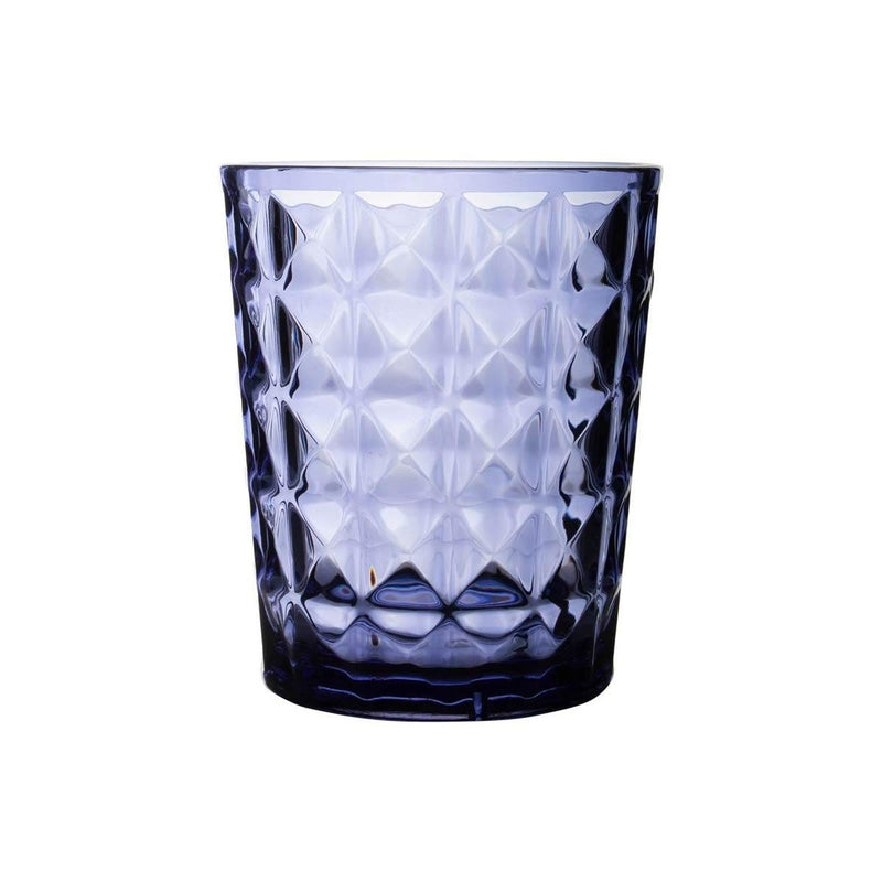 Gimex Stone Line Water Glass Azure 480ml 2 Pieces Gimex - UK Camping And Leisure