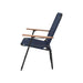 Bo-Camp Industrial Collection Chair Bushwick M Blue Bo-Camp - UK Camping And Leisure