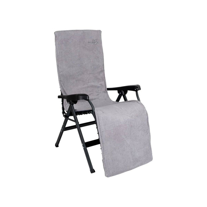Bo-Camp Chair Cover L Universal Padded Terry Cloth Light Grey Bo-Camp - UK Camping And Leisure