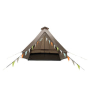 Easy Camp Vaulen Tipi Tent Dark Sand 7 Person Easy Camp - UK Camping And Leisure