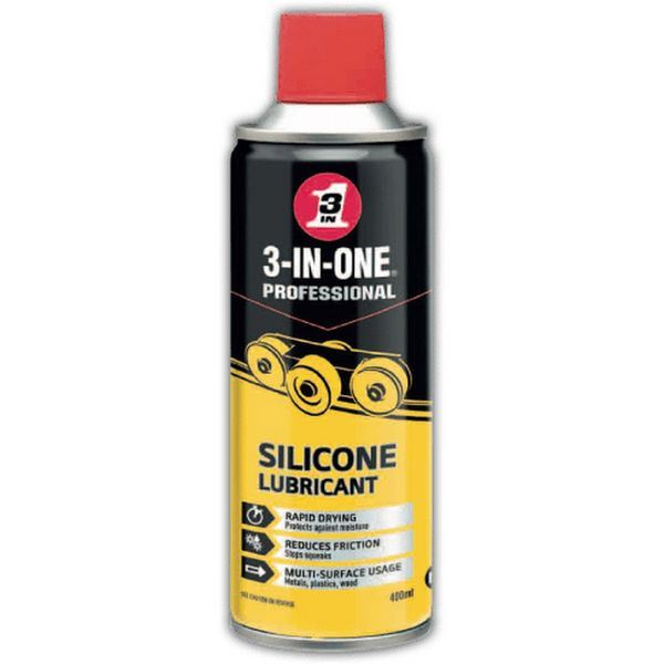 3 In One Silicone Spray 400ml Waterproof & Protect Moving Parts from Corrosion