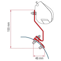 Fiamma Kit for VW Caddy Maxi Lift Roof: Enjoy More Headroom and Shade