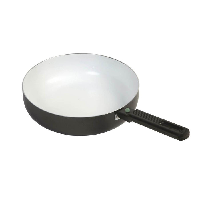 Bo-Camp Saut Pan Sprint Removable Handle Blk/White Dia 24cm Bo-Camp - UK Camping And Leisure