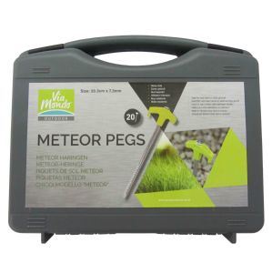 Via Mondo Meteor Pegs (203Cms) (20) QQ109310 Via Mondo - UK Camping And Leisure