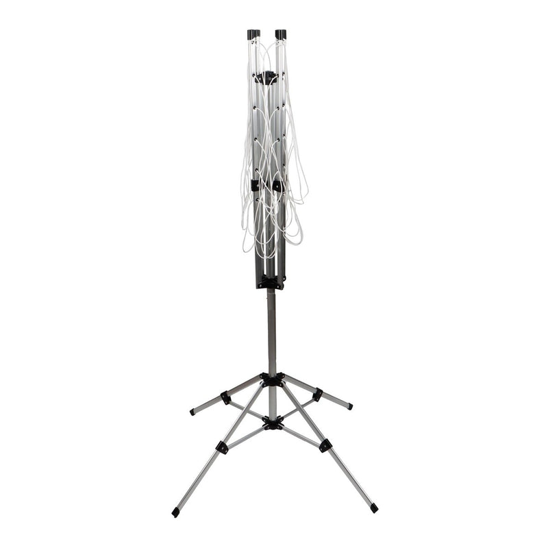 Leisurewize Caravan Camping 4 Arm Rotary Clothes Airer with Pegs - View 8