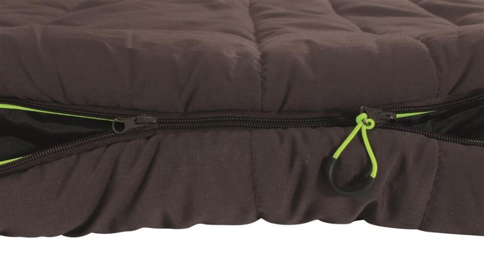 Outwell Camper Supreme Brown Single Sleeping Bag Outwell - UK Camping And Leisure