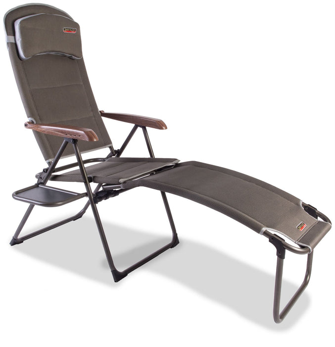 Quest Naples Pro Recline Camping Caravan Chair with Side Table Quest - UK Camping And Leisure