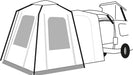 Quest Kestral Air Drive Away Tailgate Campervan Awning (T5,6,6.1) Quest Leisure - UK Camping And Leisure