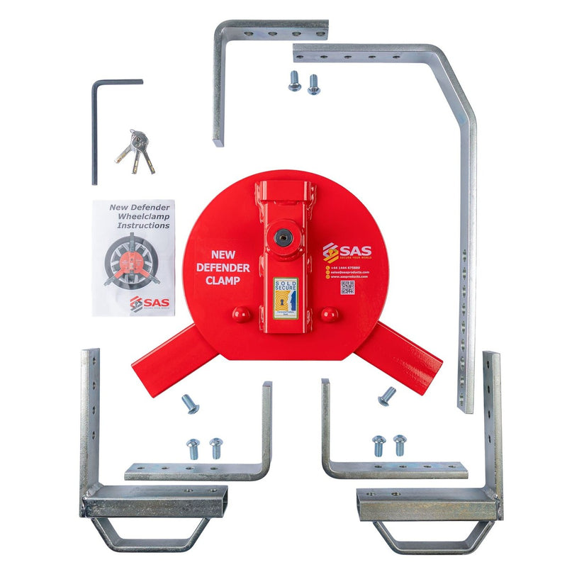 SAS Security Products SAS New Defender Wheelclamp Lock Standard - Image 10 of 10 | UK Camping and Leisure