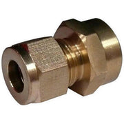 AG Female Compression Straight Coupling (1/4" Copper to 1/4" BSP) - View 2