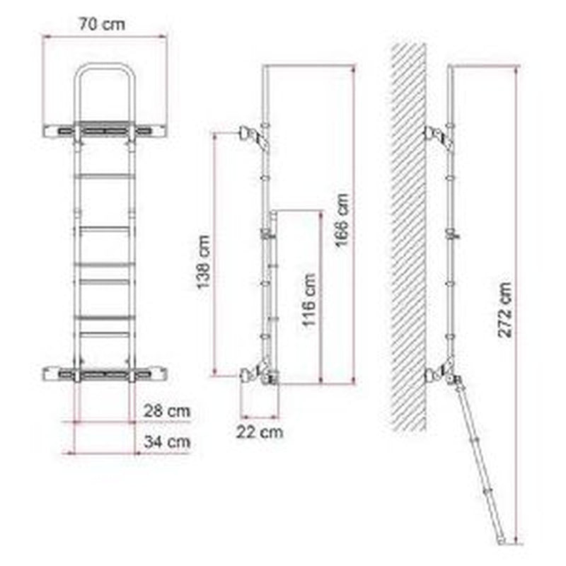 Fiamma Kit Bars Deluxe For Crafter >17 08772-01- Fiamma - UK Camping And Leisure
