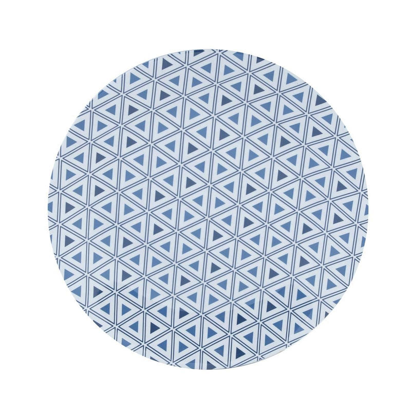 Bo-Camp Tableware Mix & Match Melamine 16 Pieces Blue/White Bo-Camp - UK Camping And Leisure