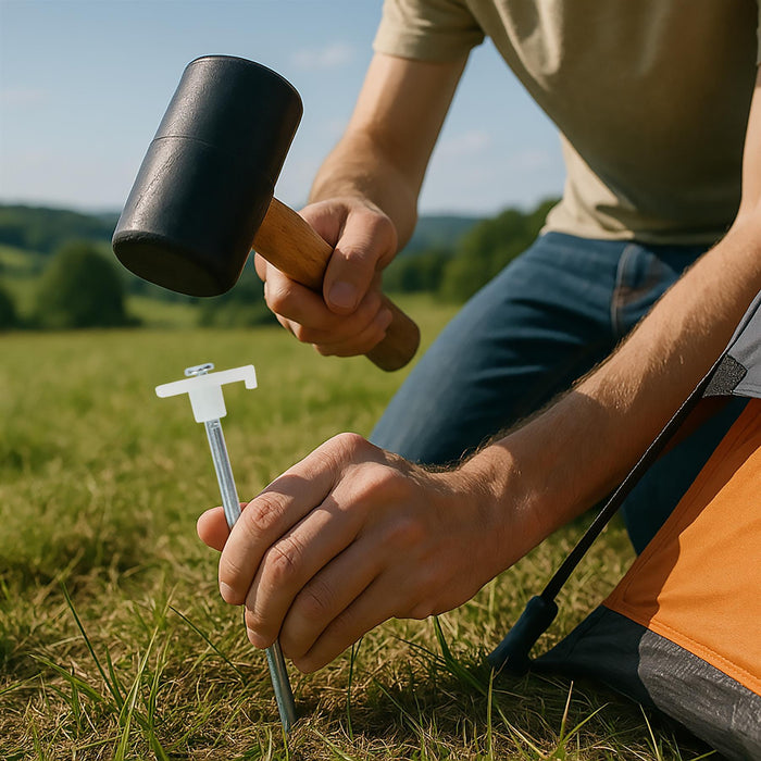 Leisurewize 20 Pc Heavy Duty Glow Tent Pegs Set 7x200mm Leisurewize - UK Camping And Leisure