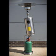 Dellonda 13kW Stainless Steel Commercial Gas Outdoor Garden Patio Heater Wheels Dellonda - UK Camping And Leisure