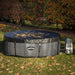 Dellonda 2-4 Person Inflatable Hot Tub Spa with Smart Pump - Rattan Effect UK Camping And Leisure