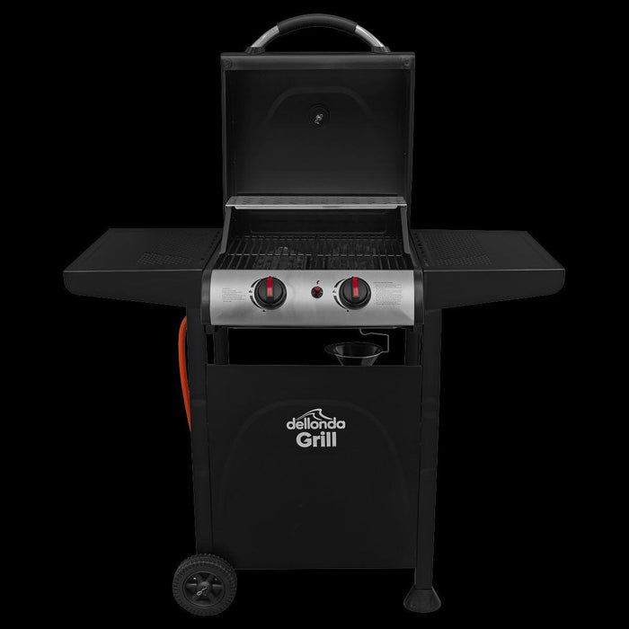 Dellonda 2 Burner Gas BBQ UK Camping And Leisure