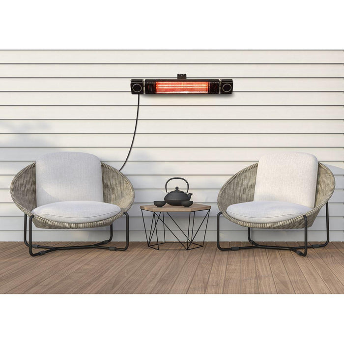 Dellonda 2000W Infrared Outdoor Patio Heater with Speakers UK Camping And Leisure