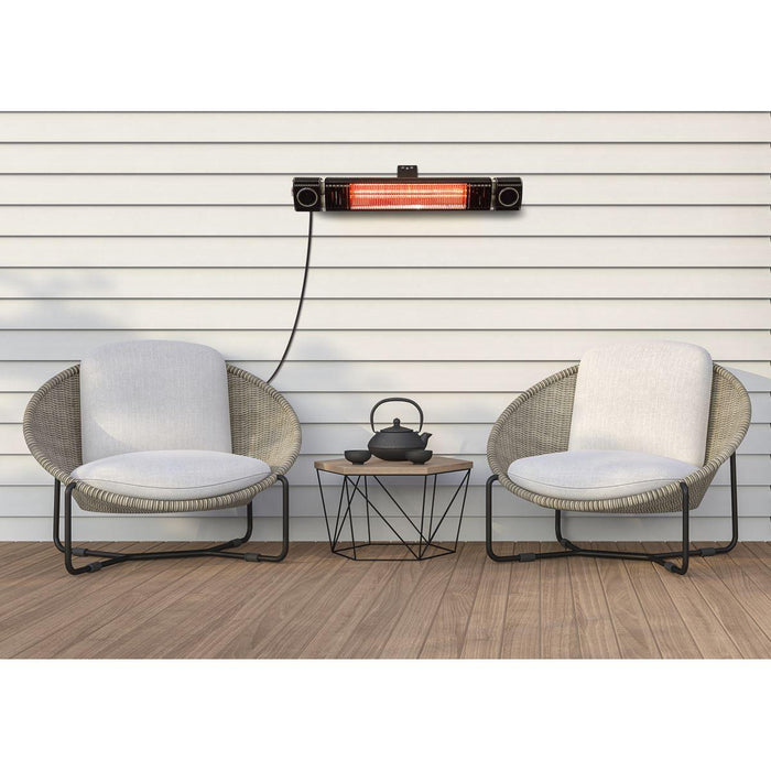 Dellonda 2000W Infrared Outdoor Patio Heater with Speakers Dellonda - UK Camping And Leisure