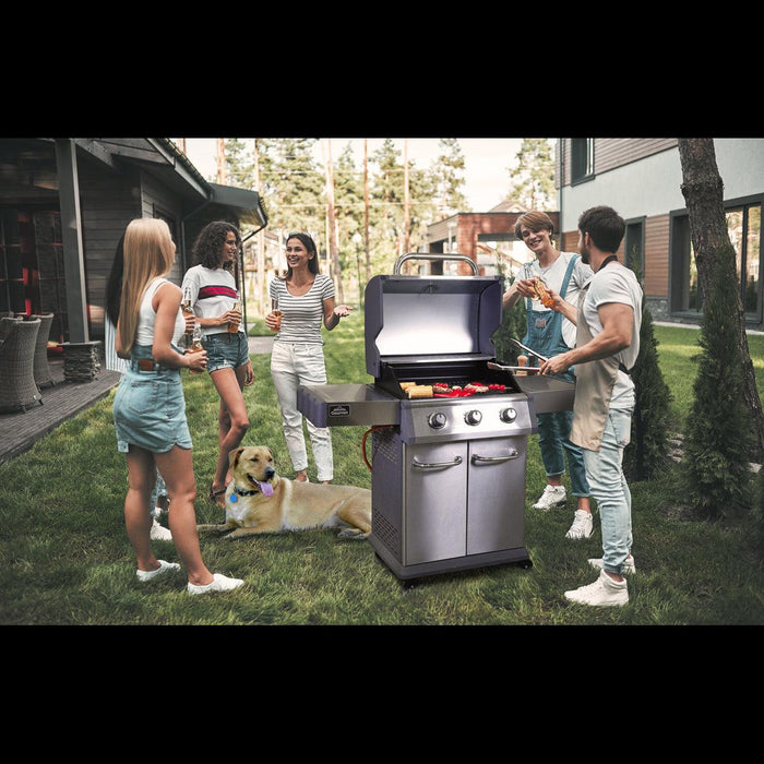 Dellonda 3 Burner Deluxe Gas BBQ UK Camping And Leisure