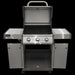 Dellonda 3 Burner Deluxe Gas BBQ Dellonda - UK Camping And Leisure