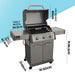 Dellonda 3 Burner Deluxe Gas BBQ UK Camping And Leisure