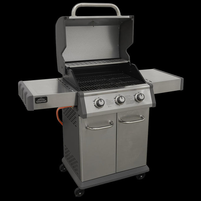 Dellonda 3 Burner Deluxe Gas BBQ UK Camping And Leisure