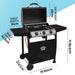 Dellonda 3 Burner Gas BBQ UK Camping And Leisure