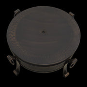 Dellonda 30" Deluxe 2-in-1 Outdoor Fire Pit & Coffee Table Antique Bronze Effect Dellonda - UK Camping And Leisure