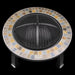 Dellonda 30" Deluxe Traditional Style Fire Pit/Fireplace/Outdoor Heater - Slate - UK Camping And Leisure