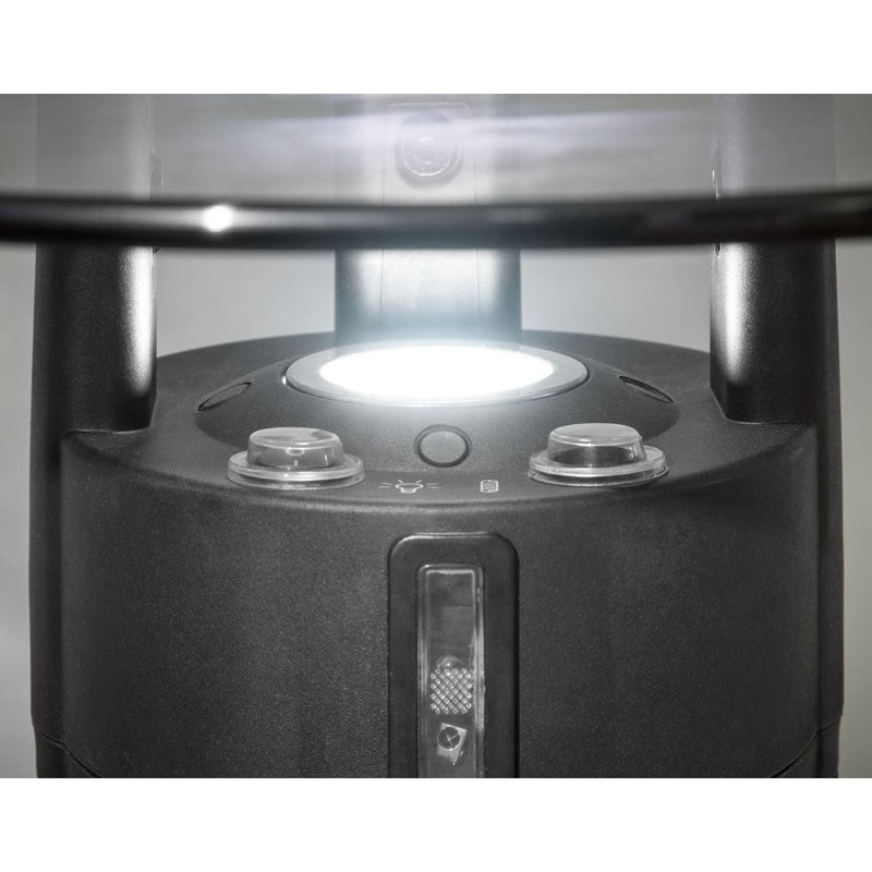 Dellonda Bistro Table with 1600W Heater - Black Stainless Steel Dellonda - UK Camping And Leisure