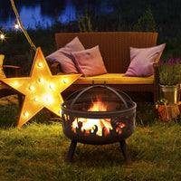 Dellonda Deluxe Outdoor Firepit