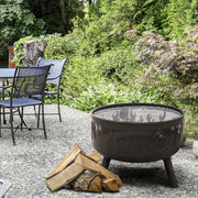 Dellonda Deluxe Outdoor Firepit Dellonda - UK Camping And Leisure