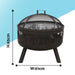 Dellonda Deluxe Outdoor Firepit UK Camping And Leisure