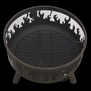 Dellonda Deluxe Outdoor Firepit Dellonda - UK Camping And Leisure