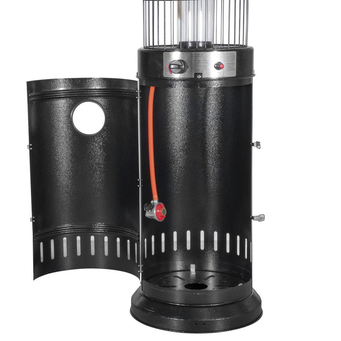 Dellonda Gas Patio Heater 13kW for Commercial & Domestic Use Black Dellonda - UK Camping And Leisure