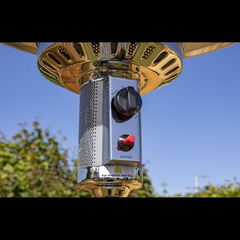 Dellonda Outdoor Garden Gas Patio Heater 13kW Commercial & Domestic Use Black Dellonda - UK Camping And Leisure
