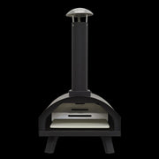 Dellonda Portable Wood-Fired 14" Pizza Oven and Smoking Oven Black/Stainless Steel Dellonda - UK Camping And Leisure