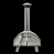 Dellonda Portable Wood-Fired Pizza Oven and Smoking Oven Stainless Steel Dellonda - UK Camping And Leisure