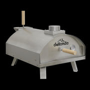 Dellonda Portable Wood-Fired Pizza Oven and Smoking Oven Stainless Steel Dellonda - UK Camping And Leisure