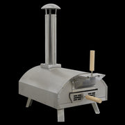 Dellonda Portable Wood-Fired Pizza Oven and Smoking Oven Stainless Steel Dellonda - UK Camping And Leisure