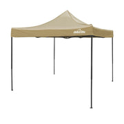 Dellonda Premium 3 x 3m Pop-Up Gazebo - Beige Dellonda - UK Camping And Leisure