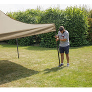Dellonda Premium 3 x 3m Pop-Up Gazebo - Beige Dellonda - UK Camping And Leisure