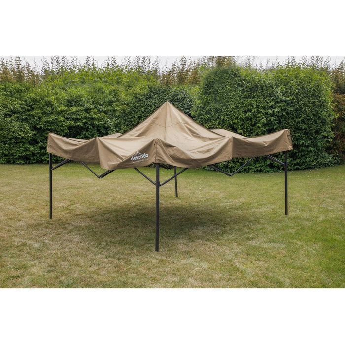 Dellonda Premium 3 x 3m Pop-Up Gazebo - Beige Dellonda - UK Camping And Leisure