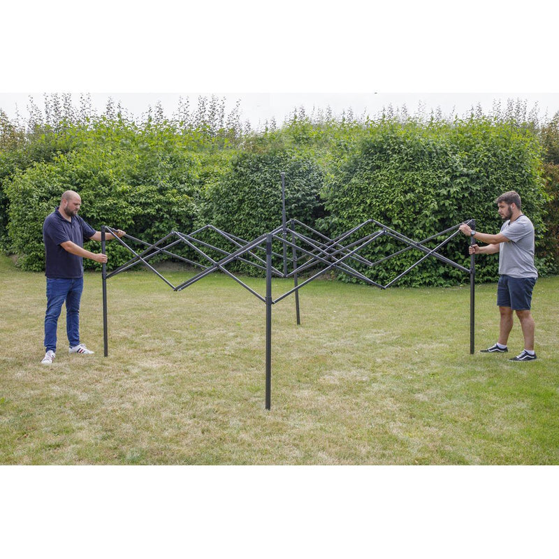 Dellonda Premium 3 x 3m Pop-Up Gazebo - Blue Dellonda - UK Camping And Leisure
