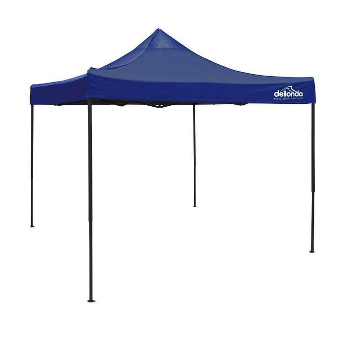 Dellonda Premium 3 x 3m Pop-Up Gazebo - Blue Dellonda - UK Camping And Leisure