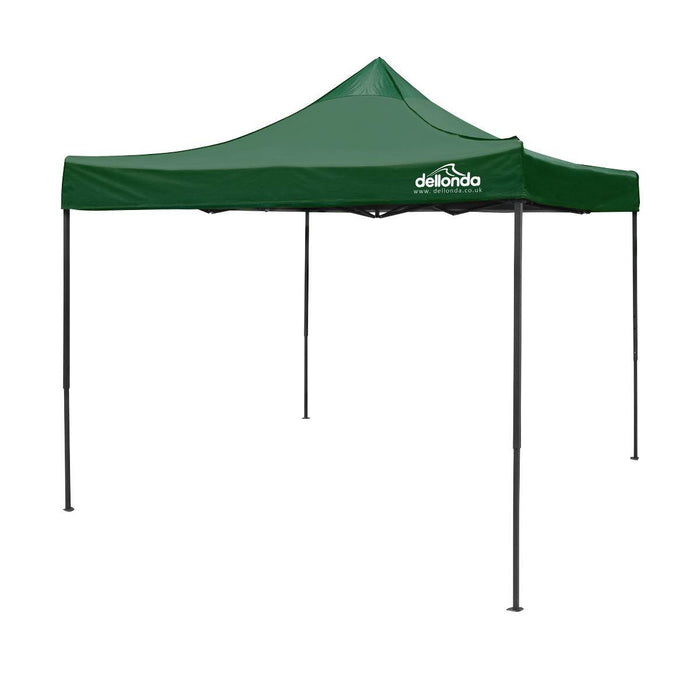 Dellonda Premium 3 x 3m Pop-Up Gazebo - Dark Green Dellonda - UK Camping And Leisure