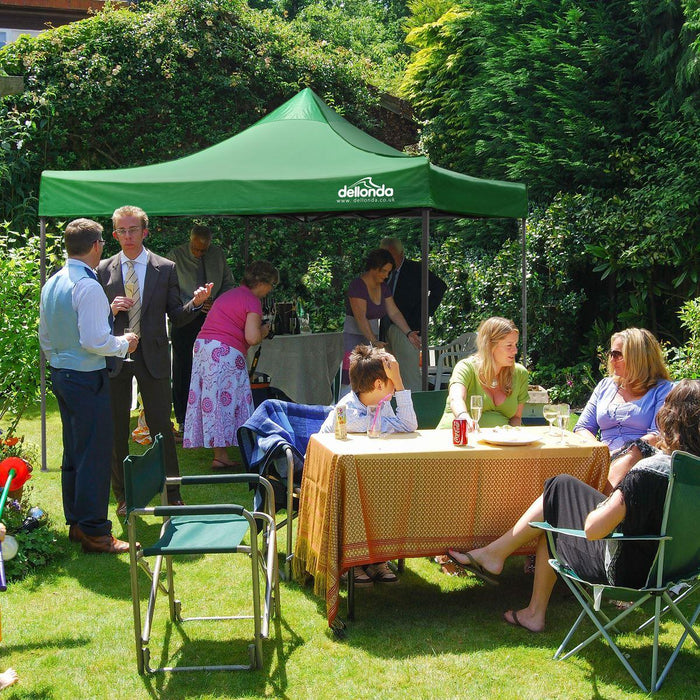 Dellonda Premium 3 x 3m Pop-Up Gazebo - Dark Green Dellonda - UK Camping And Leisure